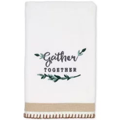 Best Pirce 😀 Avanti Towels, Monogram Initial Script Ivory And Gold 16 X 30 Hand Towel 👍