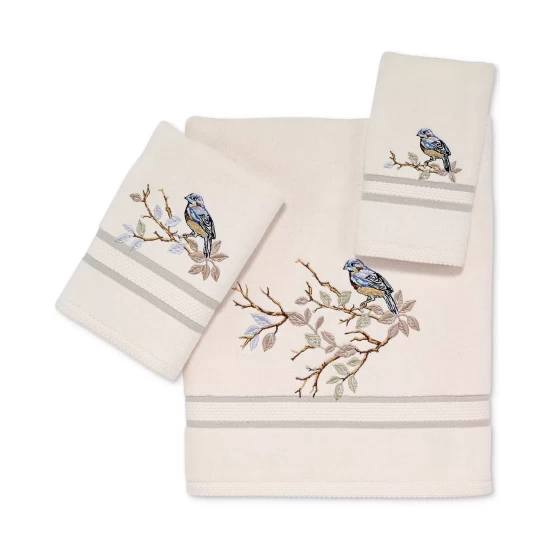 Best Sale ✔️ Avanti Modern Farmhouse Cotton Embroidered Bath Towel White ❤️ 3 Best Sale ✔️ Avanti Modern Farmhouse Cotton Embroidered Bath Towel White ❤️