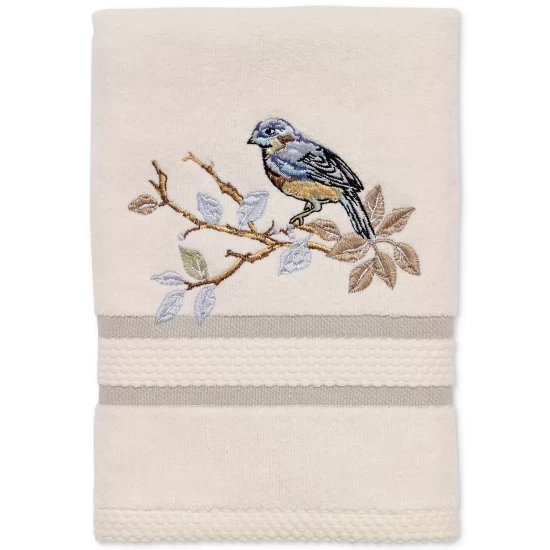 Best Sale ✔️ Avanti Modern Farmhouse Cotton Embroidered Bath Towel White ❤️ 4 Best Sale ✔️ Avanti Modern Farmhouse Cotton Embroidered Bath Towel White ❤️ - Image 2