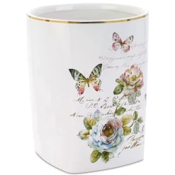 Outlet ๐งจ Avanti Bath Towels, Monogram Initial Script Granite And Silver 11 X 18 Fingertip ๐คฉ