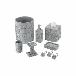 Wholesale 🌟 Avanti Bath Accessories, Galaxy Trash Can Silver ⭐ -Avanti Sales Store unnamed file 468