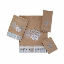 Buy 😉 Avanti By The Sea Fingertip Towel, 11x18 Mineral ✔️