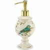 Brand new ✨ Avanti Bath Accessories, Gilded Birds Soap And Lotion Dispenser Ivory 🎉