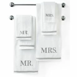 Coupon ⭐ Avanti Bath Towels, Mr. & Mrs. Towel Collection ❤️