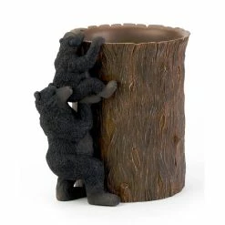 Wholesale ❤️ Avanti Black Bear Lodge Wastebasket Multi 🤩