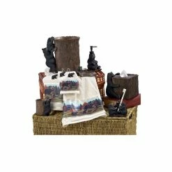 Wholesale ❤️ Avanti Black Bear Lodge Wastebasket Multi 🤩 -Avanti Sales Store unnamed file 513