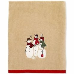 Discount 🛒 Avanti Snowman Gathering Bath Towel ⭐