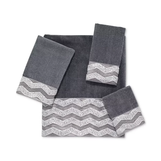 Coupon ๐ Avanti Bath Towels, Monogram Initial Script Granite And Silver Collection ๐ 3 Coupon ๐ Avanti Bath Towels, Monogram Initial Script Granite And Silver Collection ๐