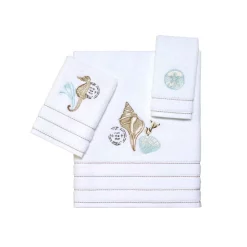 New 👍 Avanti Farmhouse Shell Bath Towel White ✨ -Avanti Sales Store unnamed file 82