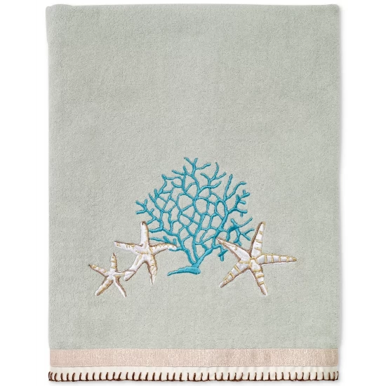 Best Sale ✨ Avanti Beachcomber Cotton Embroidered Hand Towel 🥰 4 Best Sale ✨ Avanti Beachcomber Cotton Embroidered Hand Towel 🥰 - Image 2